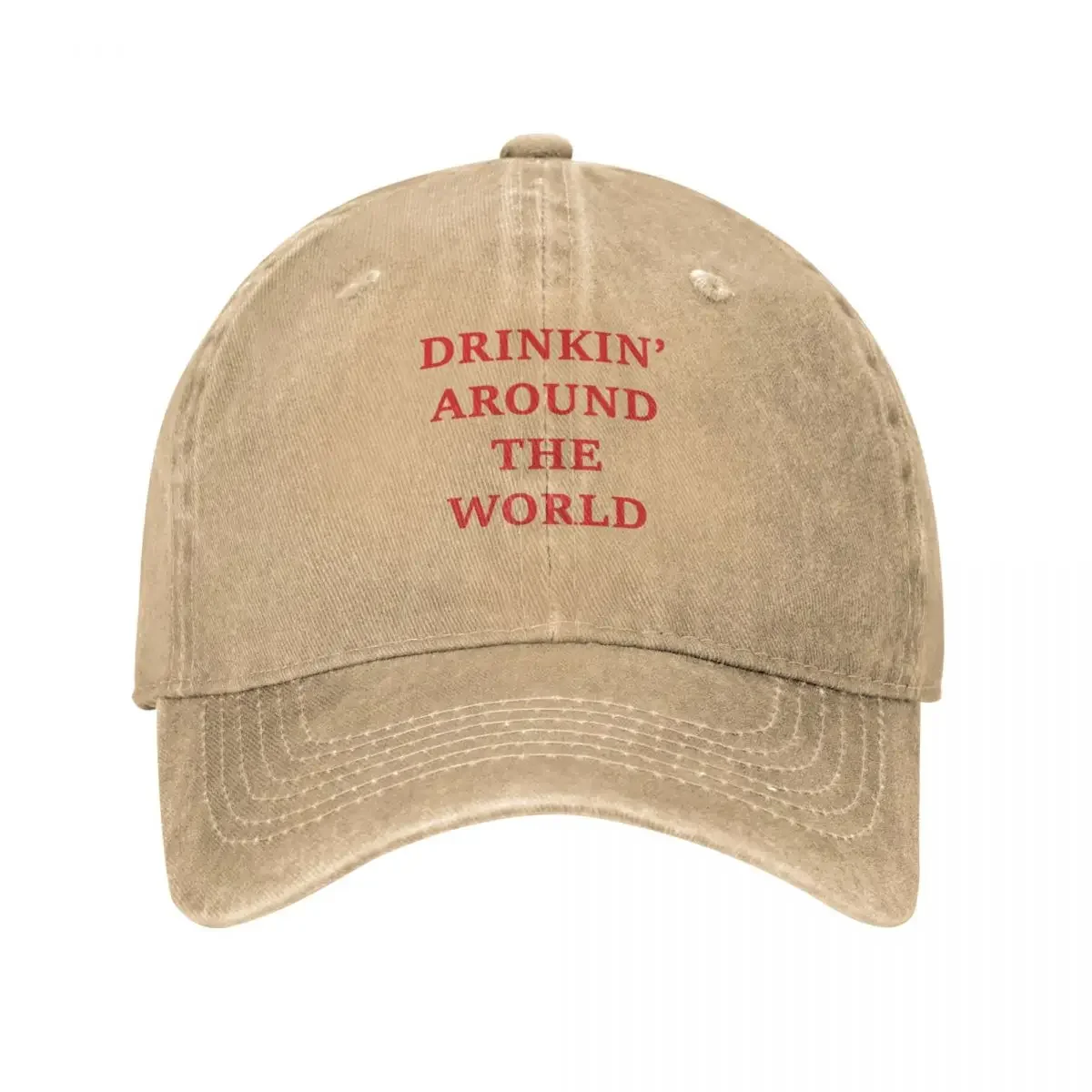 Gorra Drinkin' Around the World, sombrero de vaquero, novedad en invierno cálido, sombreros de invierno para hombre y mujer