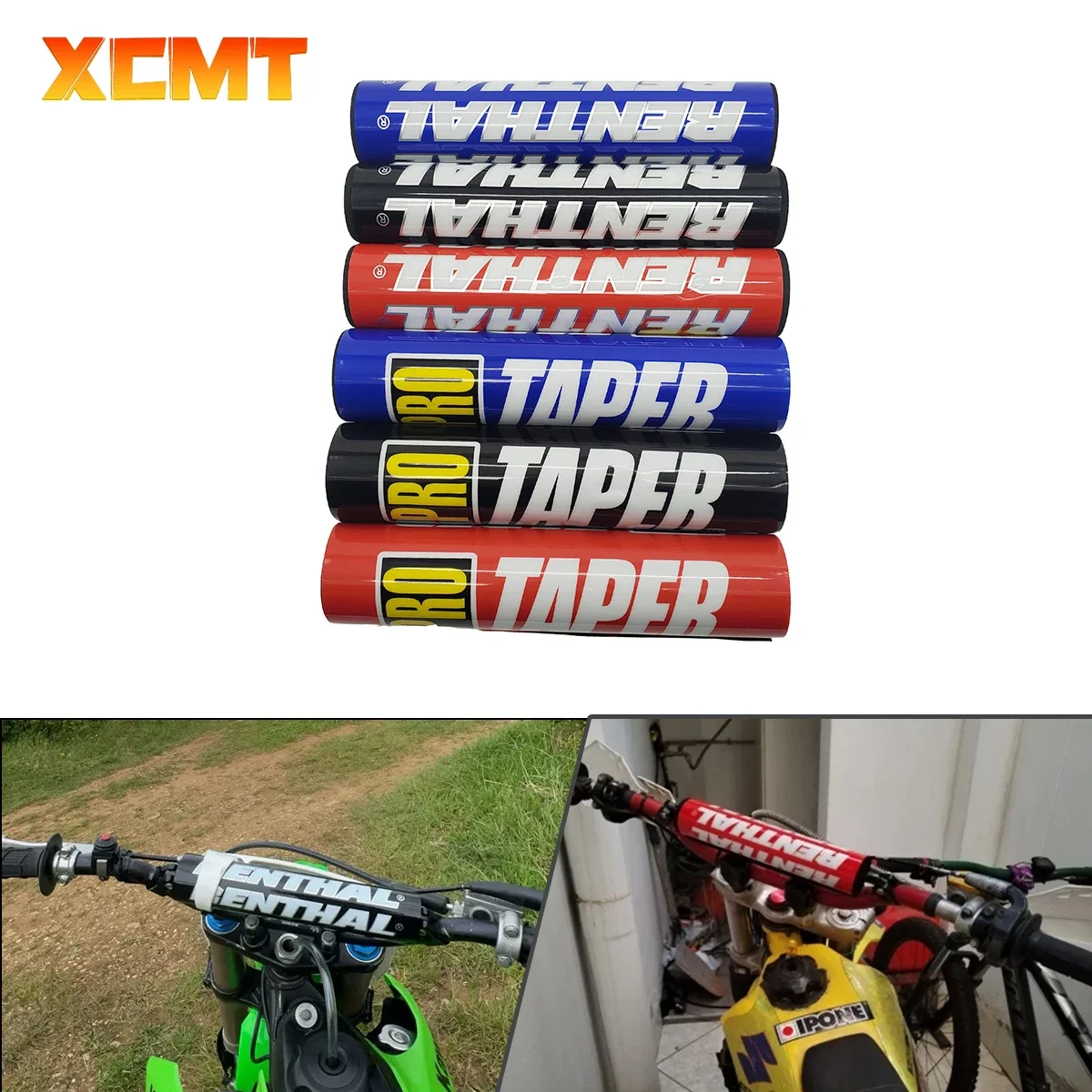 Motorfiets 25Cm Lengte Stuur Pads Voor Renthal Pro 7/8 