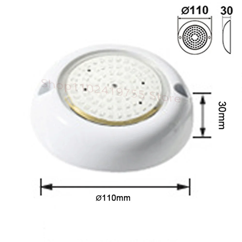 12W RGB LED Piscina Luce IP68 Impermeabile AC/DC12V Telecomando esterno Lampada subacquea Stagno LED Piscina Luz Faretto