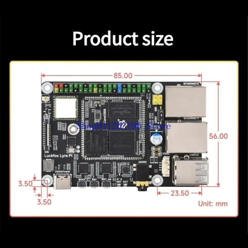 P82A مجلس تطوير Microed Module Core3506 معالج للغاية لليرا بي