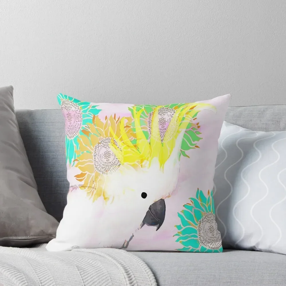 

7 DAYS OF SUMMER /SUMMER COLLECTION-PINK MAJOR MITCHELL COCKATOO Throw Pillow christmas ornaments 2025 Covers For Sofas pillow