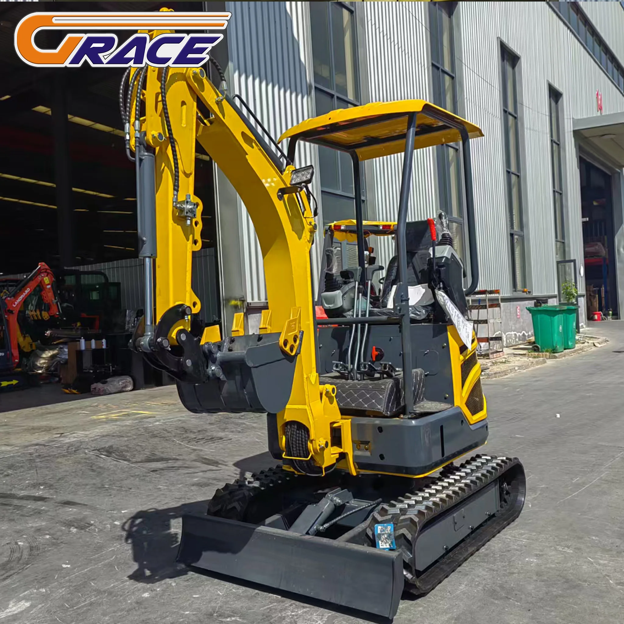 رائجة البيع جديد كوبوتا ديزل CE Epa محرك كبير صغير ريترو 1.8ton 1.5ton 1 طن مزرعة Diggermini Bagger Excavator #1