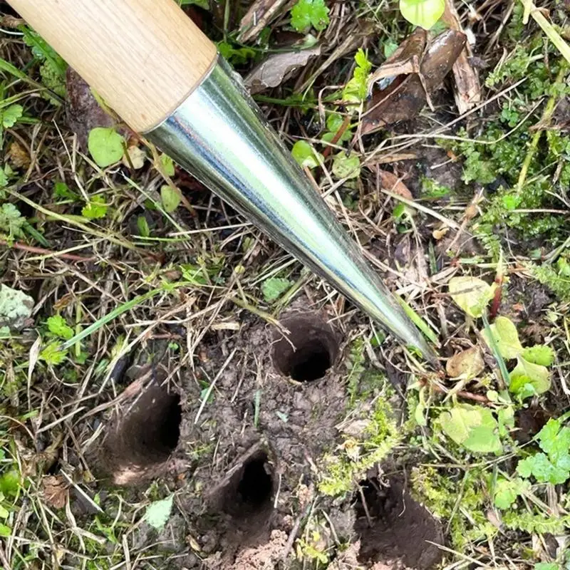 씨거 홀 펀치 인체 공학적 정원 소수 Dibber 핸드 도구 A0KF