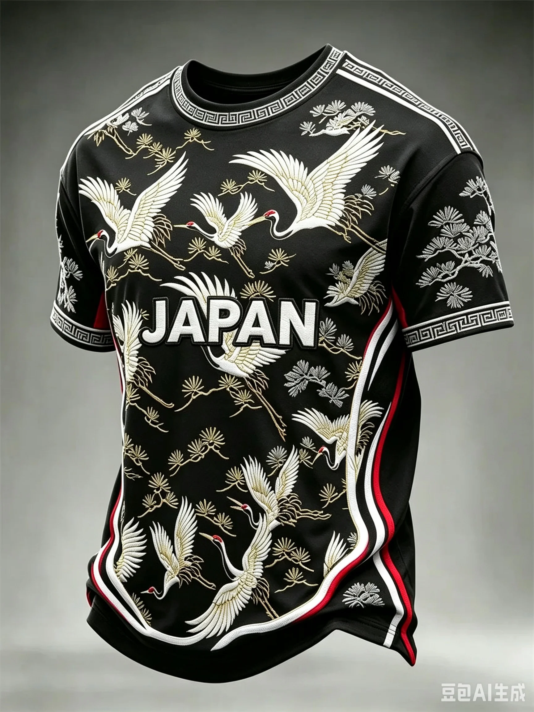 2026 Edition Japanese Fans' Football Training T-shirt with 3D Printing, Comfortable and Breathable Short Sleeve