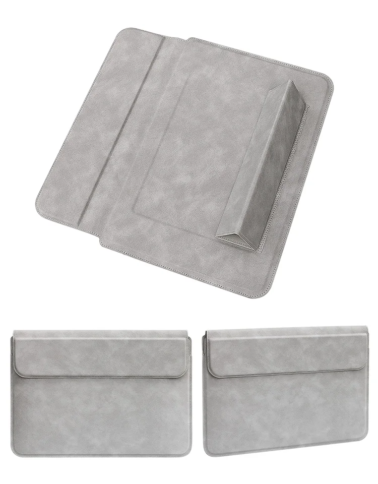 PU Leather Laptop Sleeve Bag For Macbook Air Pro 13 15 16 Case Notebook Cover For 13.3 14 15 15.6 inch Redmi Huawei Dell HP ASUS
