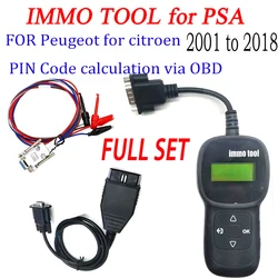 For PSA IMMO Tools for Peug-eot Cit-roen 2001 to 2018 Mark Key Simulator PIN Code Reader for PSA Pin Calculator IMMO Emulator