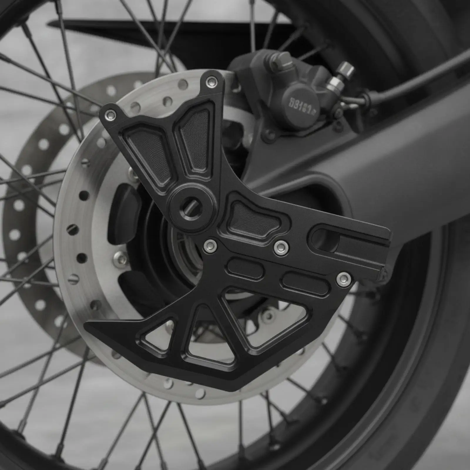 Motorcycle Brake Bracket Aluminum Alloy Caliper Support Bracket Disc Brake Adapter for Bike Brake System Upgrade Part