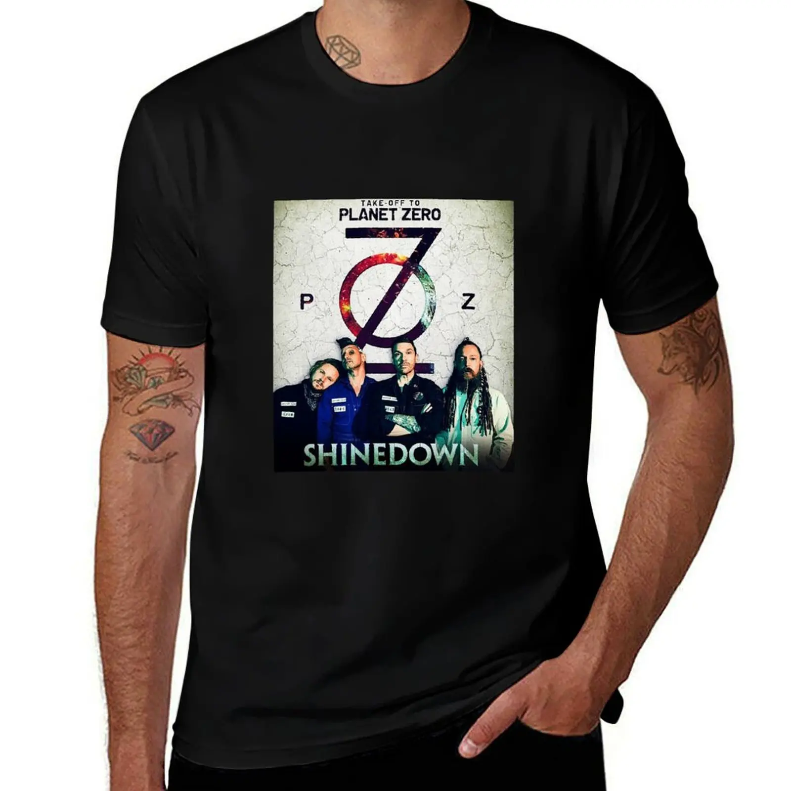 

Копия футболки Shinedown, аниме, мужские футболки, мужская упаковка, хлопковая футболка