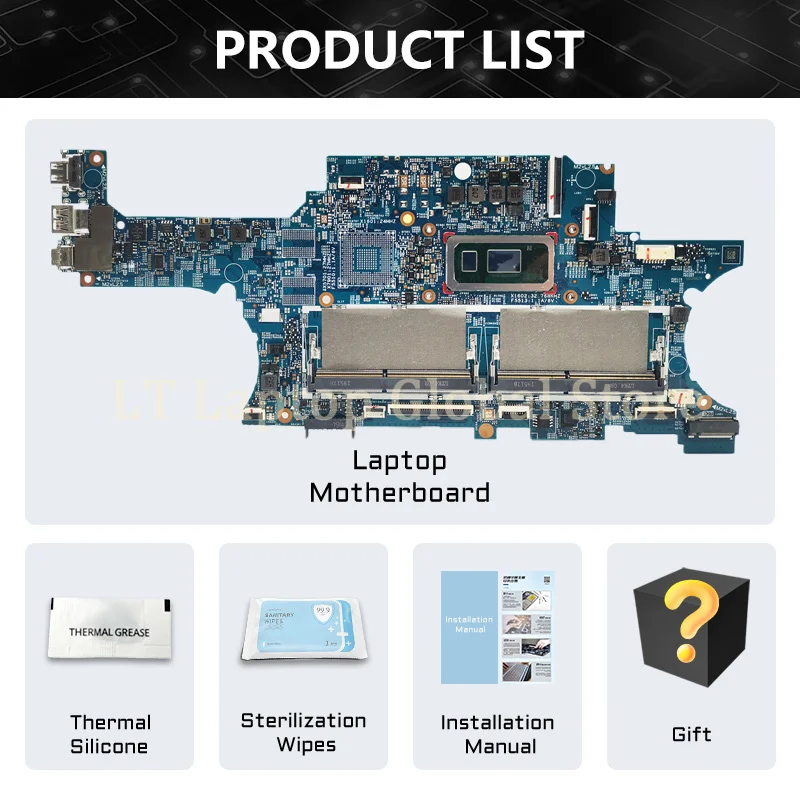 Motherboard Laptop 18748-1 untuk HP X360 15-dr 15T-DR TPN-W142 L63888-601 Notebook L63887-601 Mainboard CPU I5 I7 8/10th Gen