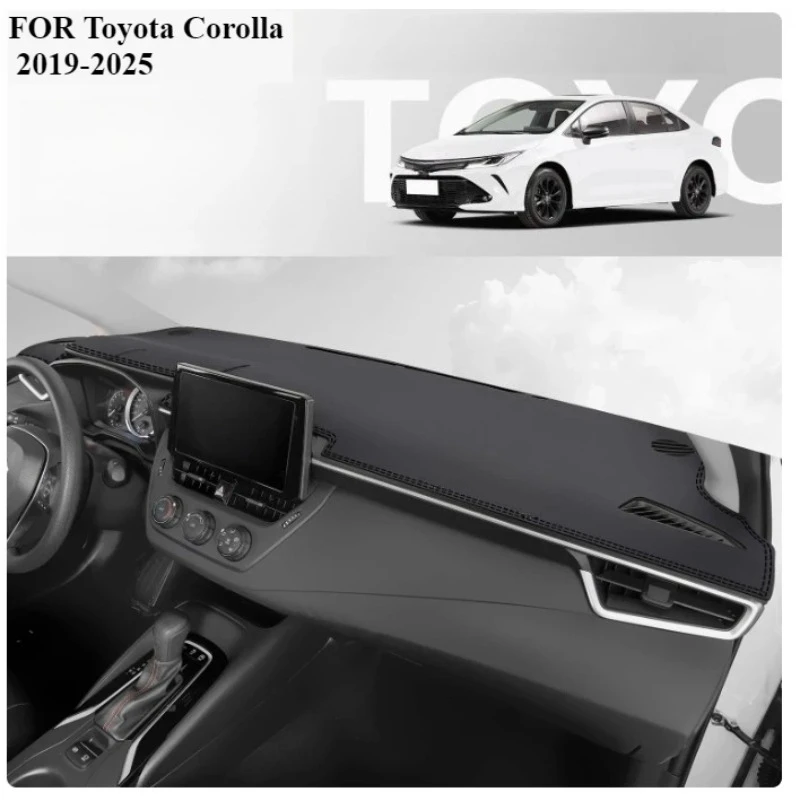 FOR Toyota Corolla 2019-2025 Car Styling Dash Mat Dashmat Dashboard Mat Cover Sun Shade Dash Board Cover Carpet Auto Accessories