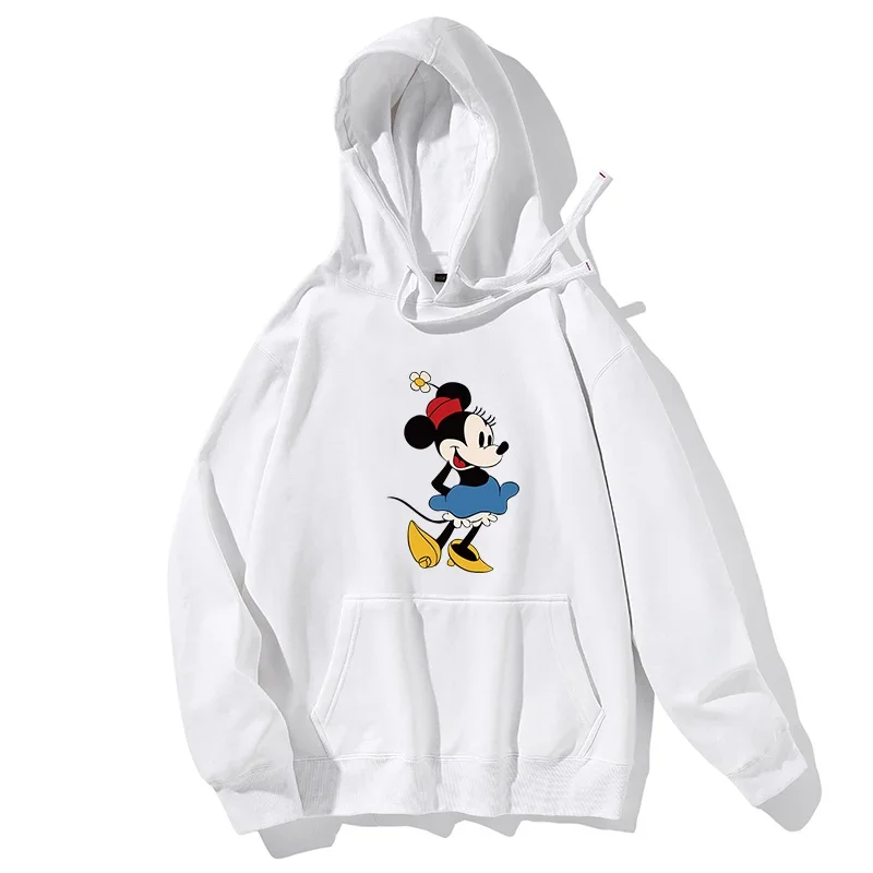 Couple Hooded Sweater Men and Women Mickey Minnie Spring and Autumn Thin Disney Pullover Jacket Student Hoodie