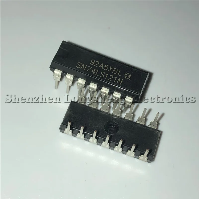 10PCS/LOT NEW SN74LS121N 74LS121 DIP-14 Complete Synthesizer IC Chip In Stock