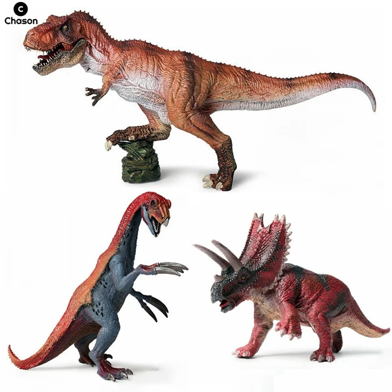 All Breed Miniature Dinosaur T-rex Tyrannosaurus Velocirapt Mosasaur Jurassic Animals ZOO Toys Action Figure Figurines Ornaments