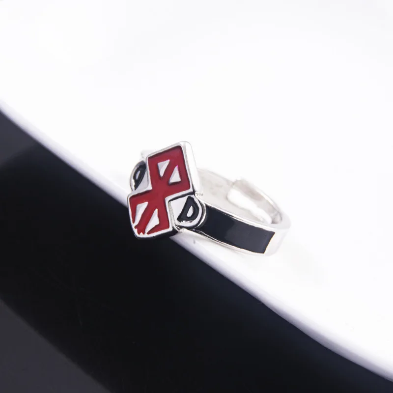 2024 New Berserk Symbol Ring Comic Play Berserker Red Logo Adjustable Rings for Women Men Fashion Jewelry Gift