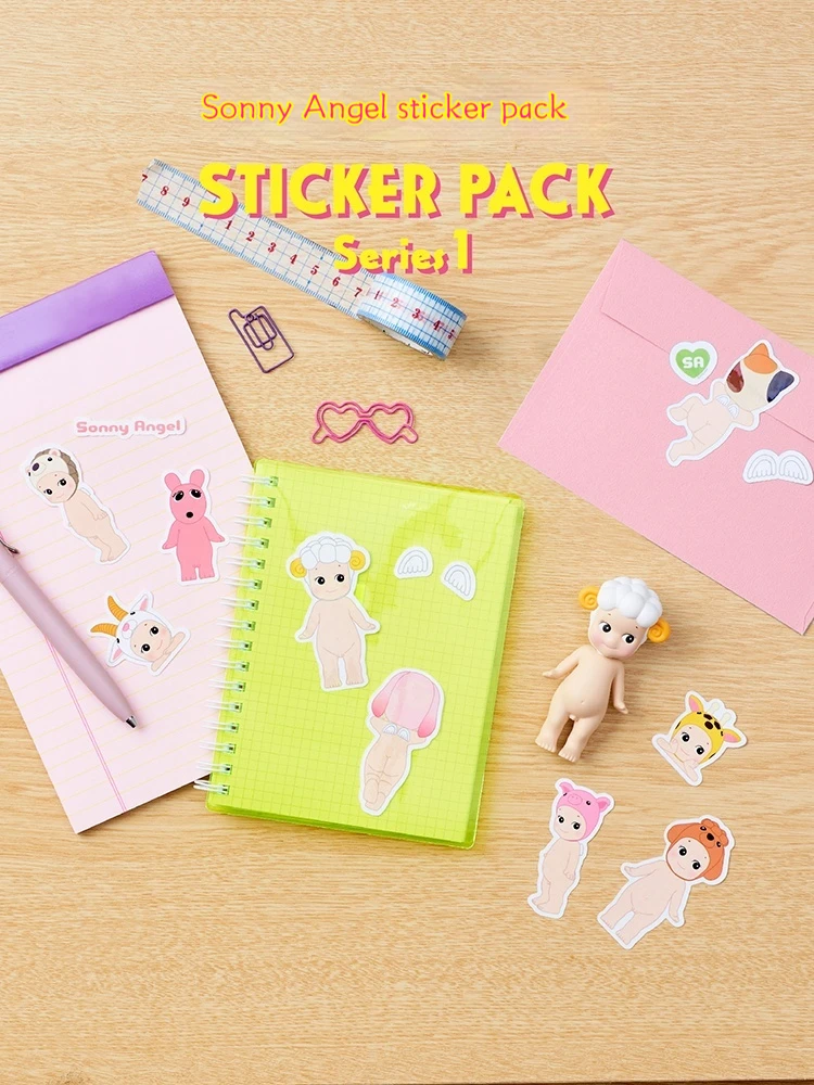 Sonny Angel Sticker Pack Blind Box impermeabile Animal High Beauty Phone Water Cup decorazione per ufficio adesivi carini giocattoli per bambini