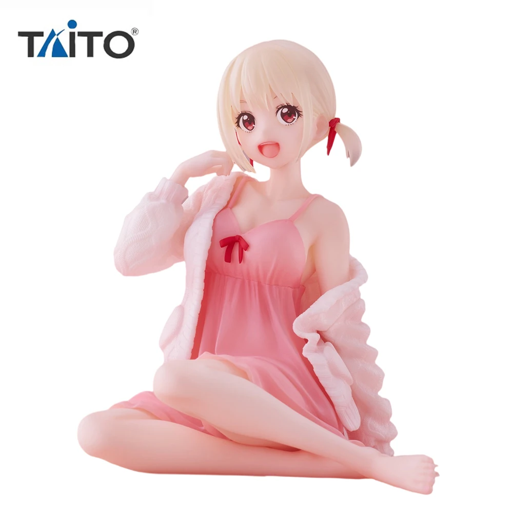 In Stock Original TAITO Lycoris Recoil Nishikigi Chisato Home Clothes PVC Anime Figure Action Figures Model Toys