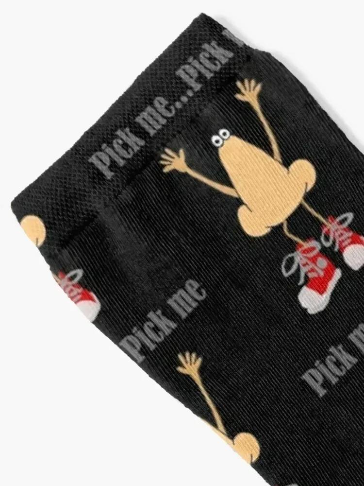 Funny Pick Me Nose Pun Cartoon Socks new in's tennis Stockings man christmas stocking Socks For Women Men's