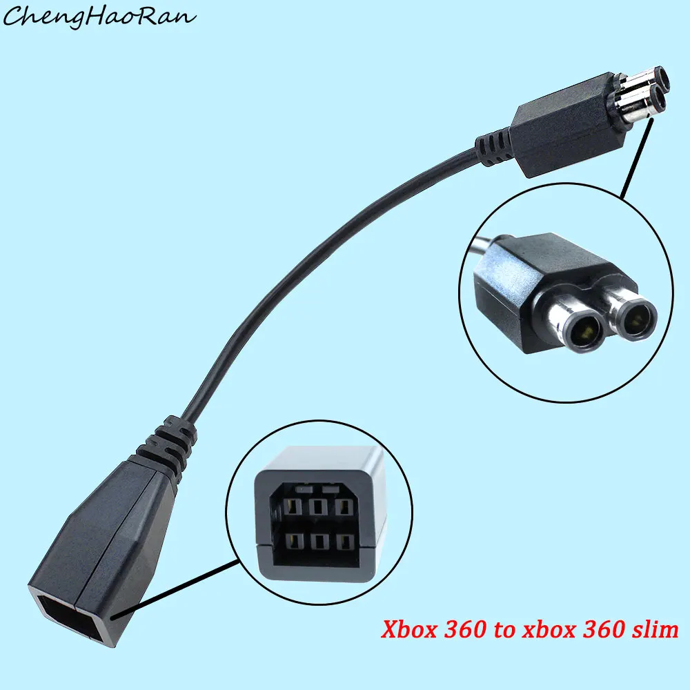 1PCS For Xbox 360 To Xbox Slim/One/E AC Power Adapter Cable Converter Transfer Cable Cord Accessories