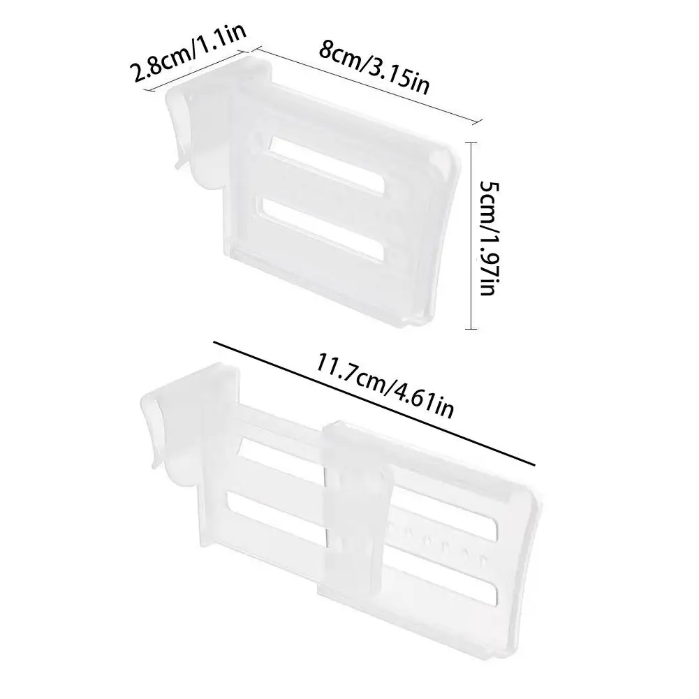 Refrigerator Storage Partition Board Adjustable Plastic Divider Storage Splint Board Kitchen Bottle Can Buckle Type