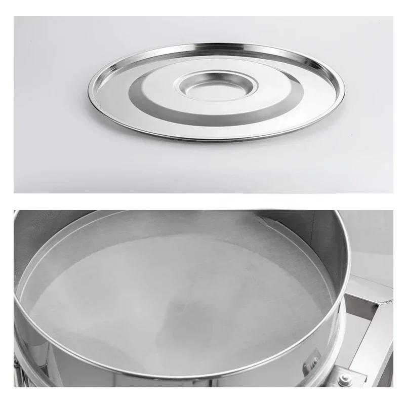 Electric Vibration Screen Powder Machine Electrostatic Spraying Screening 40cm Stainless Steel Grain Flour Screening
