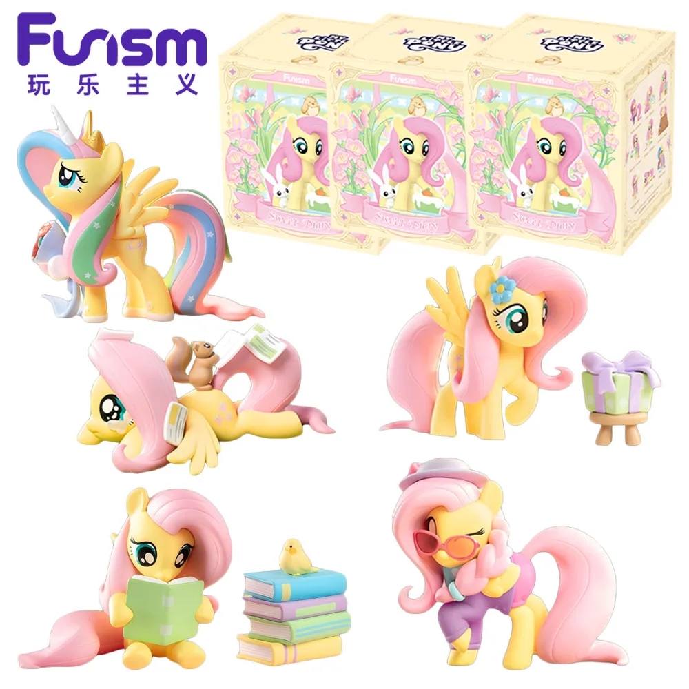 

Genuine Funism My Little Pony Fluttershy Sweet Diary Series Blind Box Ornament Figure Cartoon Decor Collectible Surprise Gifts
