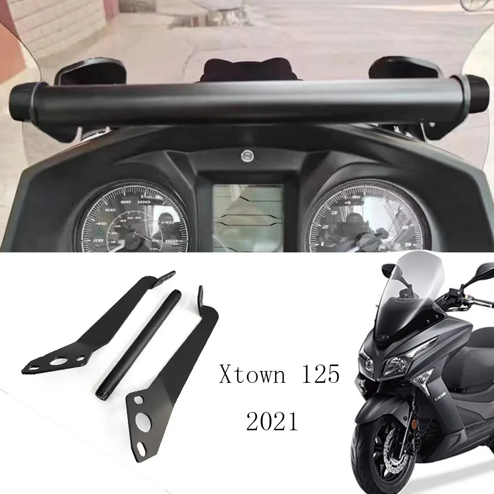 New Fit Xtown125 2021 Motorcycle Accessories Navigation Bracket USB Phone Holder For KYMCO X-Town 125 Xtown125 2021Year