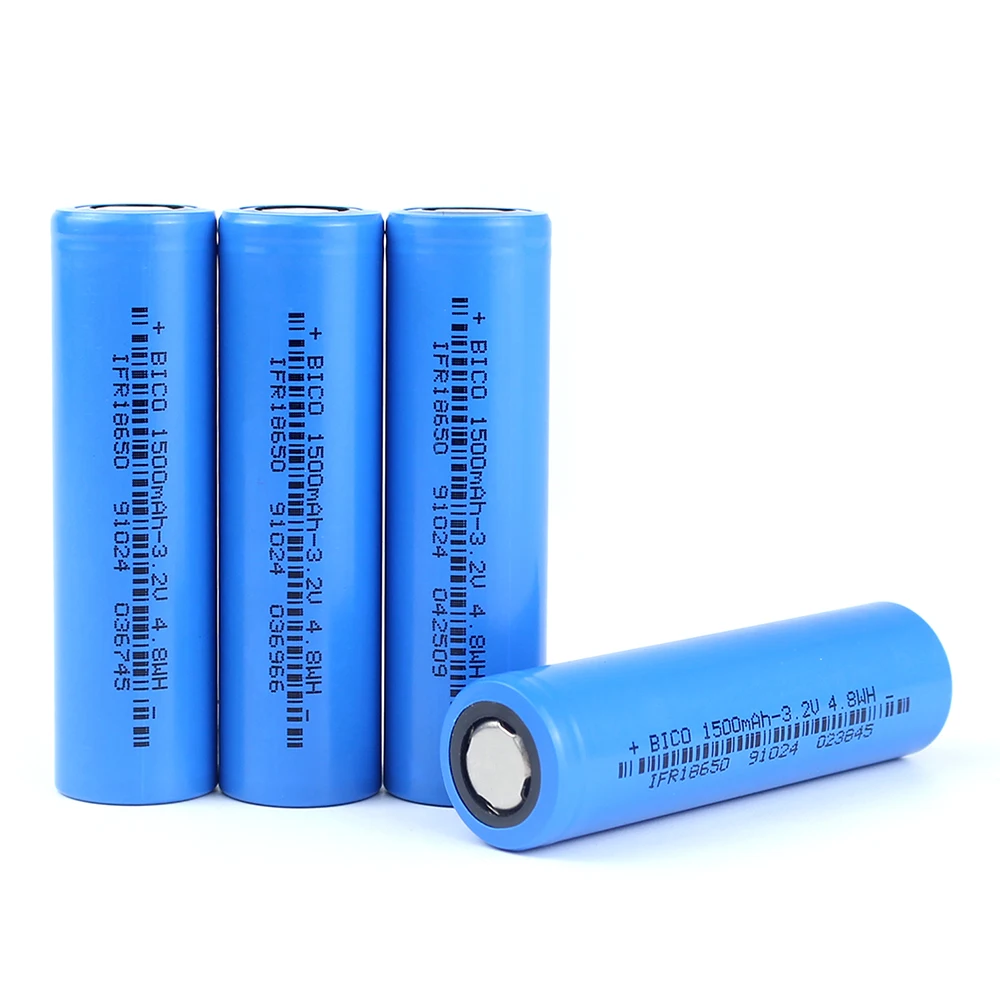 100PCS Lifepo4 18650 3.2V 1500mah 1800mah 21700 3.2V 3000mah 26700 4000mah 32700 6000mah Rechargeable Batteries For DIY Solar