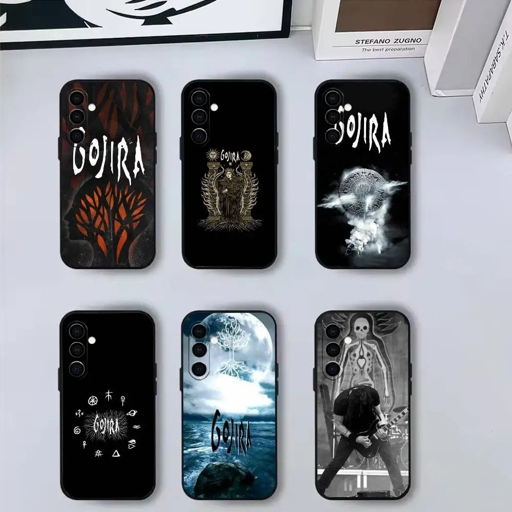 

Cool Band G-GojiraS Mea Culpa Phone Case For Samsung Galaxy A73,A72,A71,A70,A53,A52,A51,Soft Silicone Black Cover