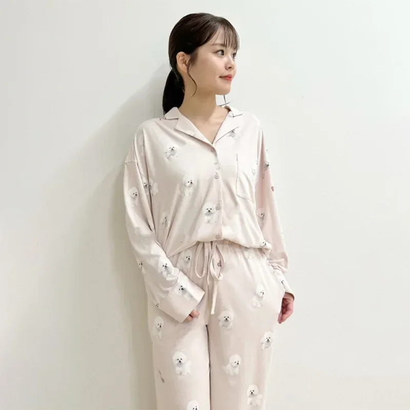 Ladies Pajamas Set  Room Wear Sleepwear  Pamja  Sleepwear  Loungewear Women   Kawaii Clothes