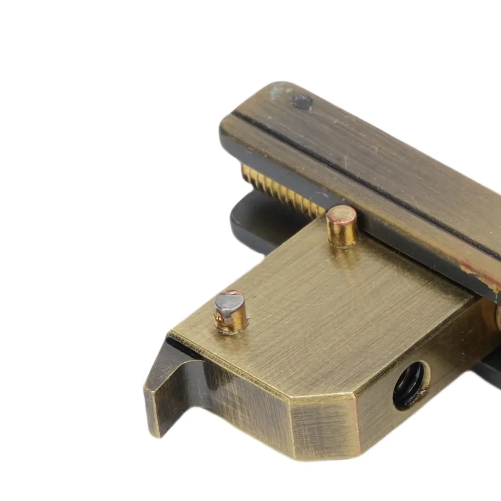 1Pcs Copper Electric Guitar Intonation Adjuster Bronze Irregular shape Guitar Tremolo Bridge Adjuster Octave Calibration Tool