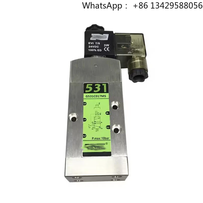 

1/4 Inch Stainless Steel Double Single Coil Namur Threaded Solenoid Valve G531C017MS G531C018MS Spool Type for Gas Media Pilot