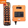 LCC Q1010 10 버튼 이중 속도 산업용 무선 라디오 크레인 원격 제어 호이스트 트랙 오버 헤드 브리지 크레인 컨트롤러 1