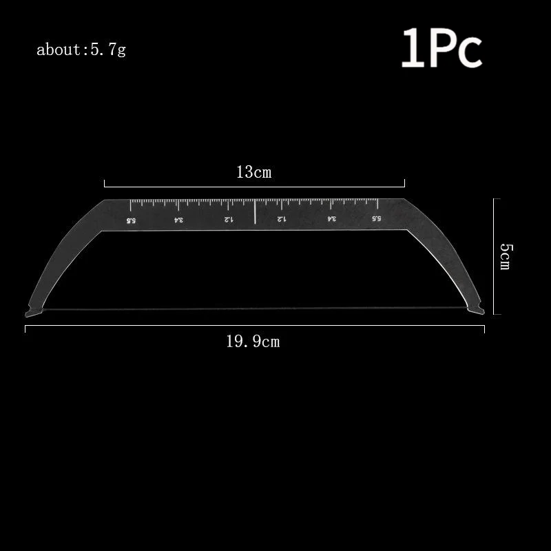 #1Pc Microblading Eyebrow Mapping Ruler Permanent Makeup Brow String Pre Inked Tattoo Bow And Arrow Line Drawing Auxiliary Tool
