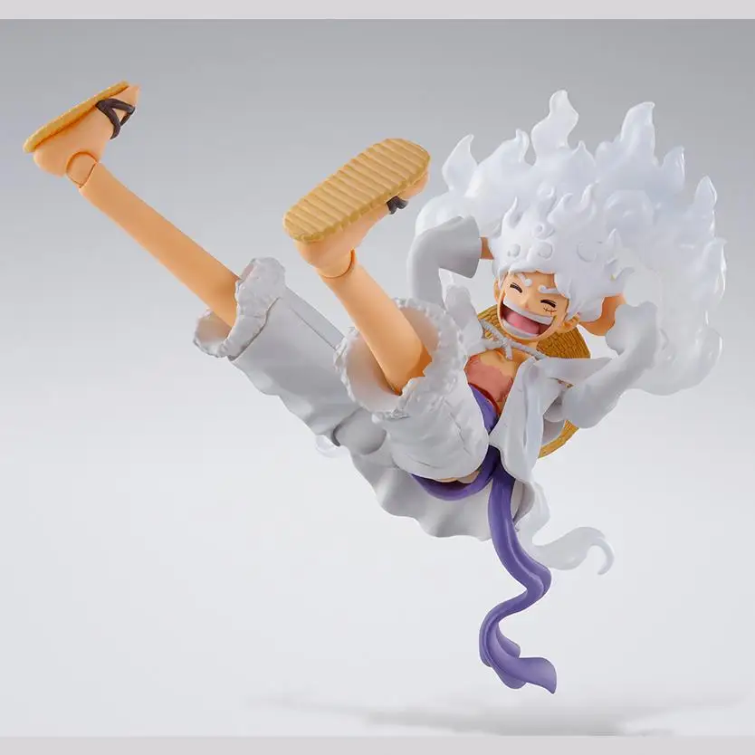 One Piece Anime Figure Peripheral Shf Five Level Road Flying Sun God Nica Form, Mobile Handpiece, Desktop Dec Collection Toy Gifts