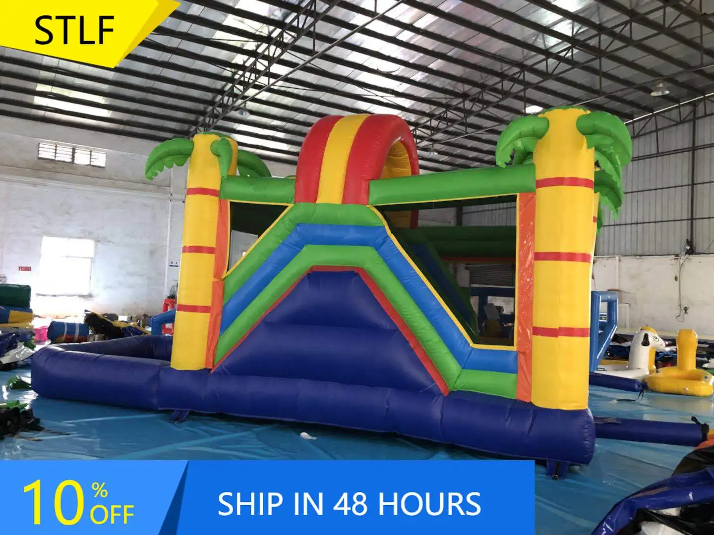 

STLFThe China Manufacture Inflatable Unicorn Factory Deal Price Blow Up Animal Indoors Entertainment Bouncy Castle