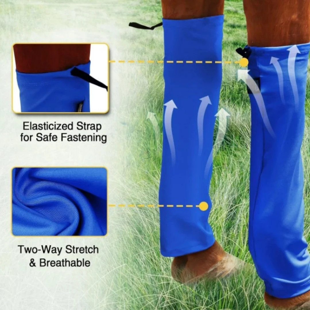 Equestrian supplies, horse leg covers, mosquito and insect proof covers, horse leg straps, horse leg socks, horse leg guards, fo - Image 4