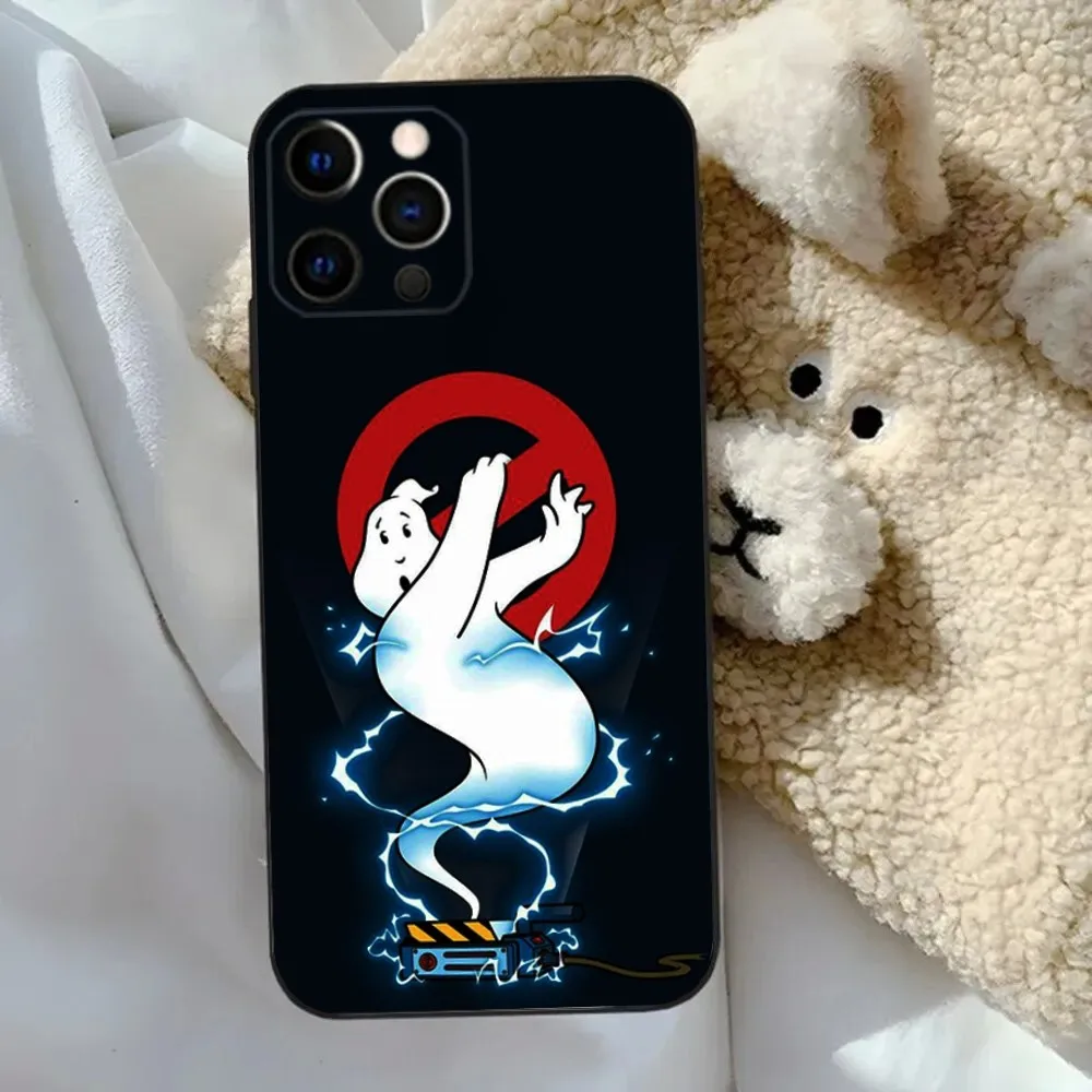 Movie-G-Ghostbusters Phone Case For Apple iPhone 15,14,13,12,11,Pro,X,XS,Max,XR,Plus,Mini Soft Black Cover