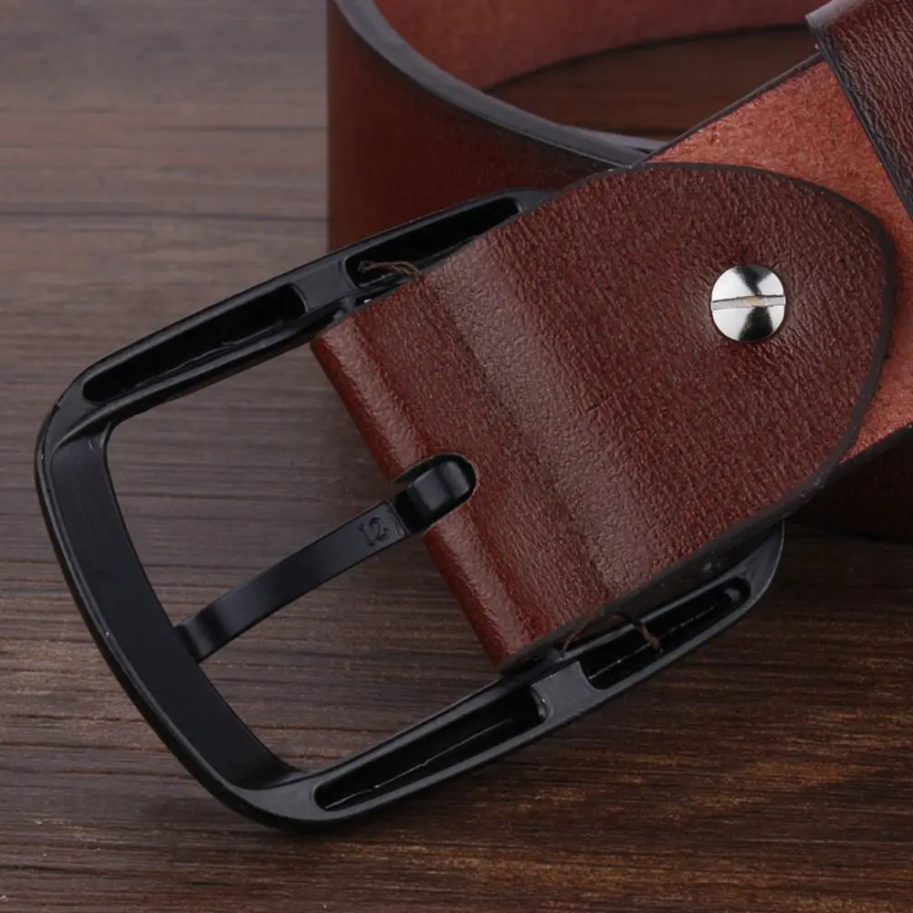 النمط الكلاسيكي دائم الرجال حزام قابل للتعديل لينة حزام البنطال الجينز خمر موضة دبوس مشبك حزام ملابس الجينز