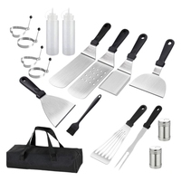 18Pcs Outdoor Griddle Accessories Kit for Blackstone Grill Griddle Spatula Scraper Combination Home Cooking