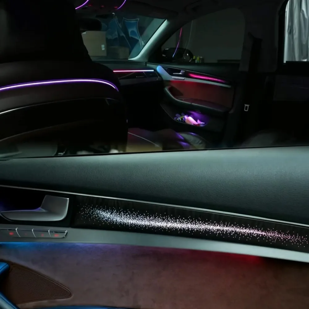 

Symphony Ambient Lighting System for Audi A8 D4, 64 Color APP Control RGB LED Executive Interior Retrofit Kit 2010-2017
