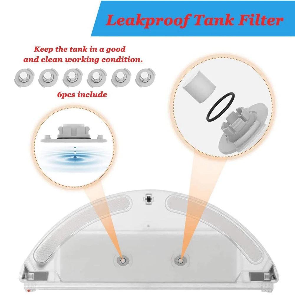 A09G-مجموعة ملحقات لشاومي Roborock S5 Max S6 Max S6 Pure S6 MaxV S50 S51 S55 S60 S65 S5 S6 أجزاء المكنسة الكهربائية
