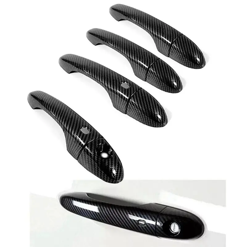 Afbeelding 6: 1 set koolstofvezel deurgreepafdekking voor Ghibli Sedan Trofeo Smart deurklink