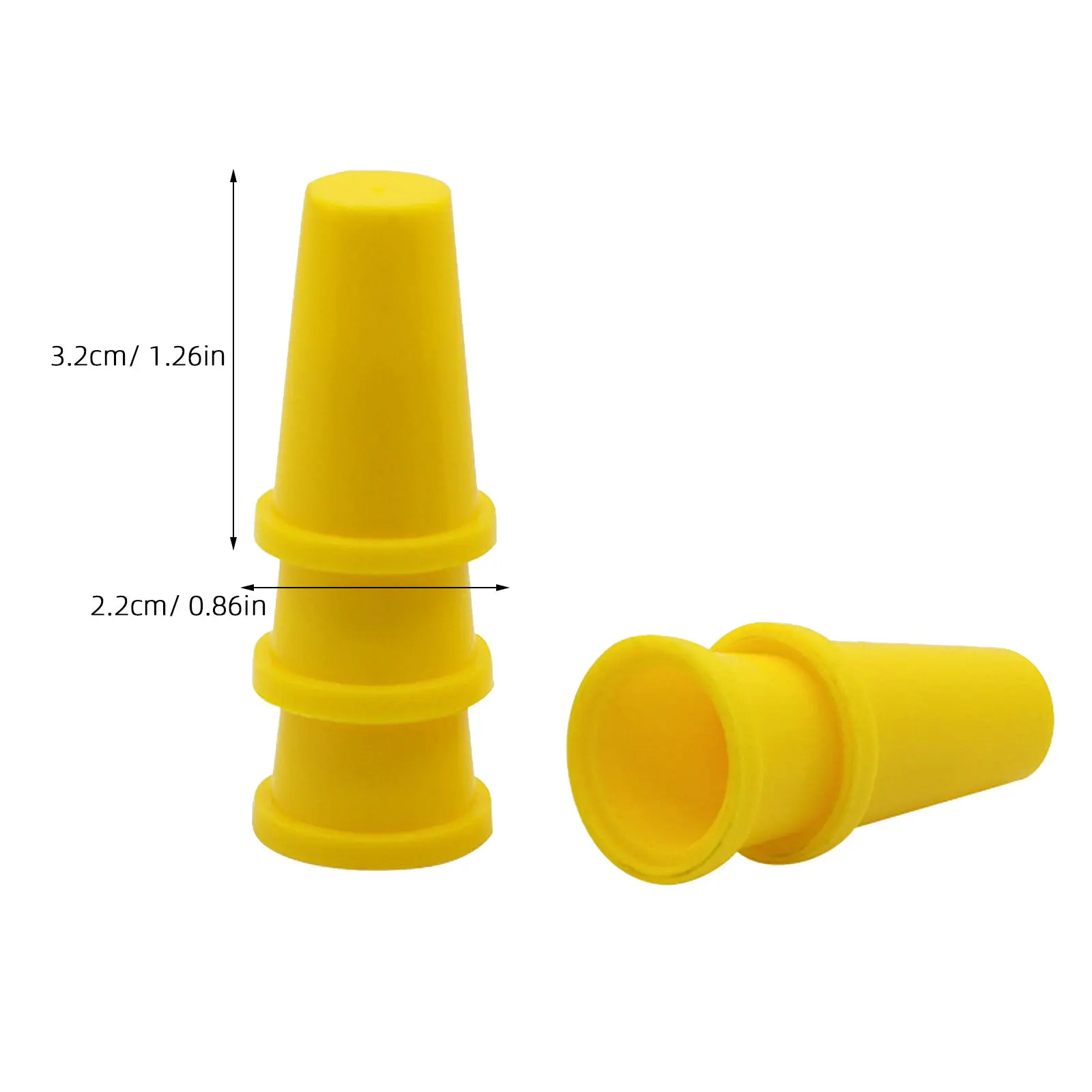 60Pcs Colorful Plastic Thimbles Finger Protectors for Quilting Sewing Needlework DIY Craft Making Portable Small Size Safe Thumb