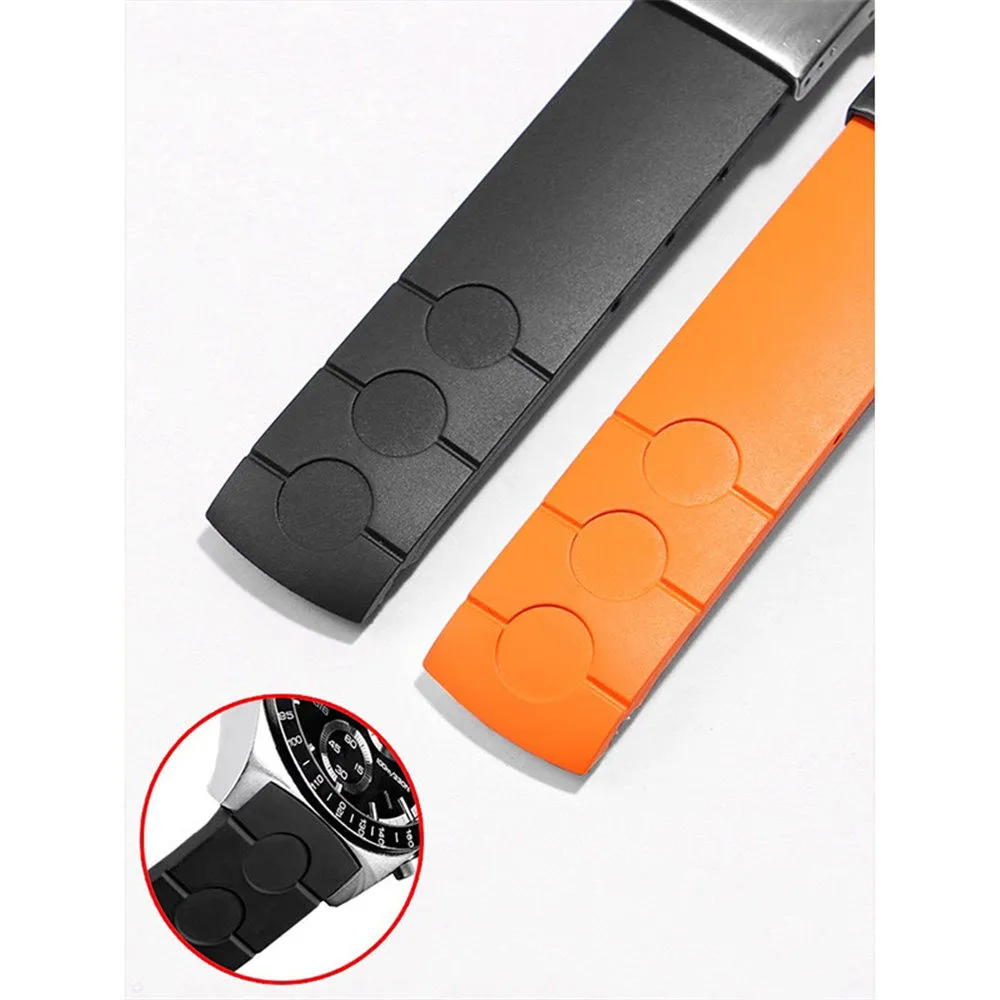 Elegant Silicone Strap For Tissot T044417A/T044430A Fine Steel Buckle Band 20mm