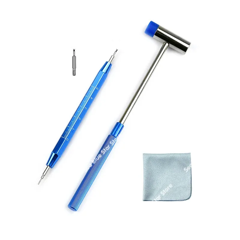 Herramienta para Desmontar y Cambiar Correas TZ2-128, Herramienta Manual Combinada para Reparación de Relojes, Juego de 41 Piezas