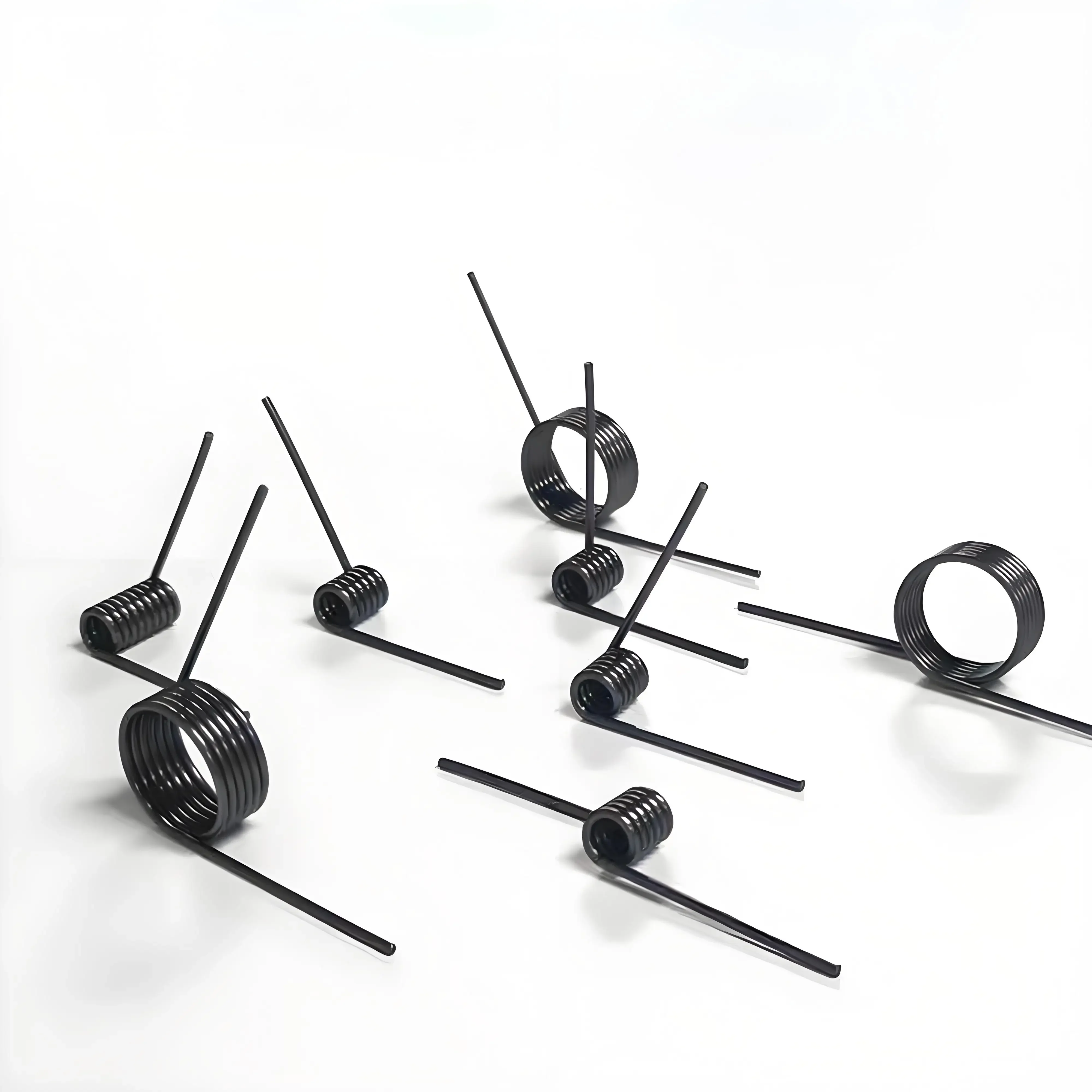 10Pcs Torsion Springs Wire Diameter 0.5mm V-shaped Right Torsion Small Spring 60/90/120/180 Degree 3/6/9Laps Metal Custom Spring
