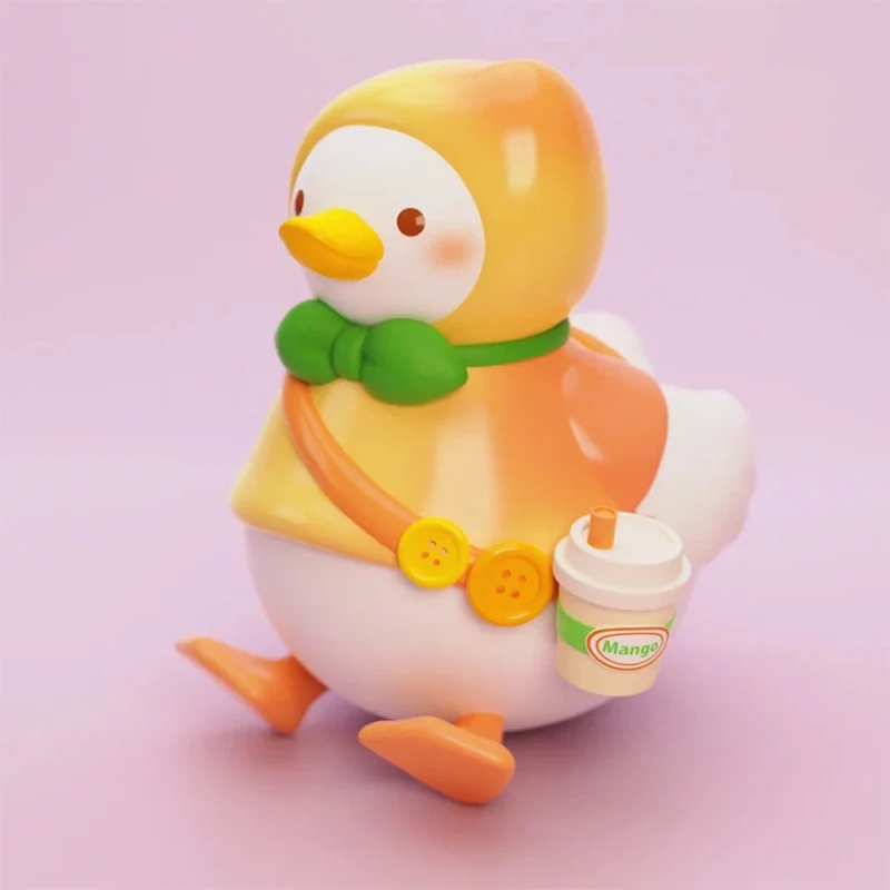 Original Dake Duck Good Luck Fruit Series Blind Box Trendy Toy Doll Cute Anime Figure Desktop Ornaments Children's Holiday Gift