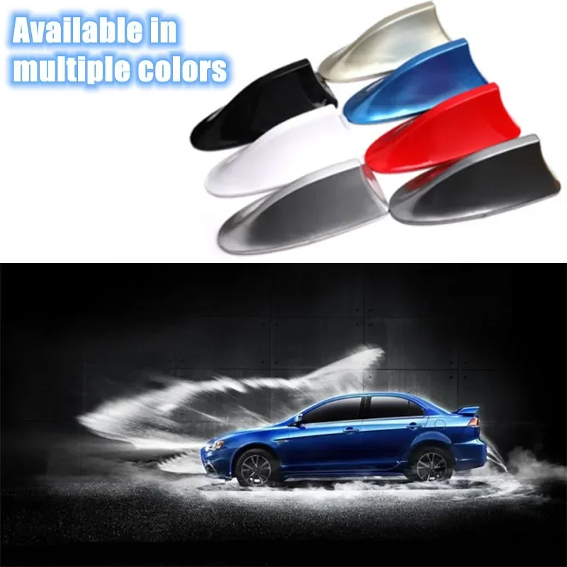 5/1pc Car Radio Shark Fin Car Shark Antenna Radio FM Signal Design for All Automobiles Aerials Auto Exterior Styling Replacement