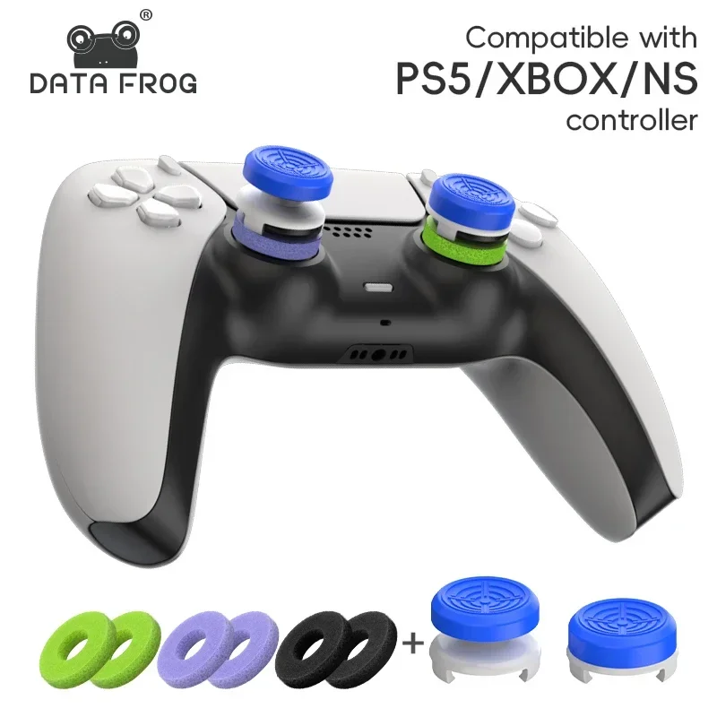DATA FROG Anillos de Resistencia de Precisión para Thumbstick, Anillos Amortiguadores de Ayuda a la Mira, 6/8 Piezas