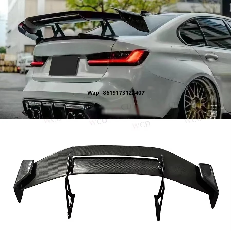 

Carbon Fiber Rear Spoiler for 2 Series G87 F87 M2 F22 F23 Rear High Swan Neck Wing Universal Spoiler